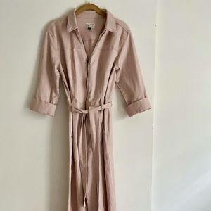 Light Pink Utility Jumpsuit